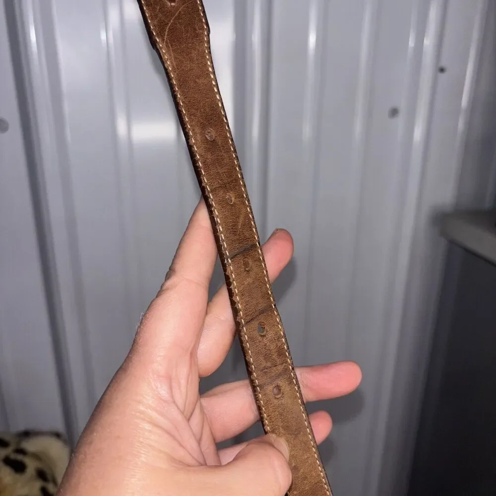 Justin Leather Western Belt Size 32
